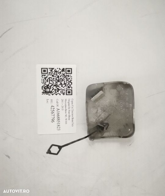 Capac Cui Tractare Bara Fata Original In Stare Buna Mercedes-Benz  ML - 4