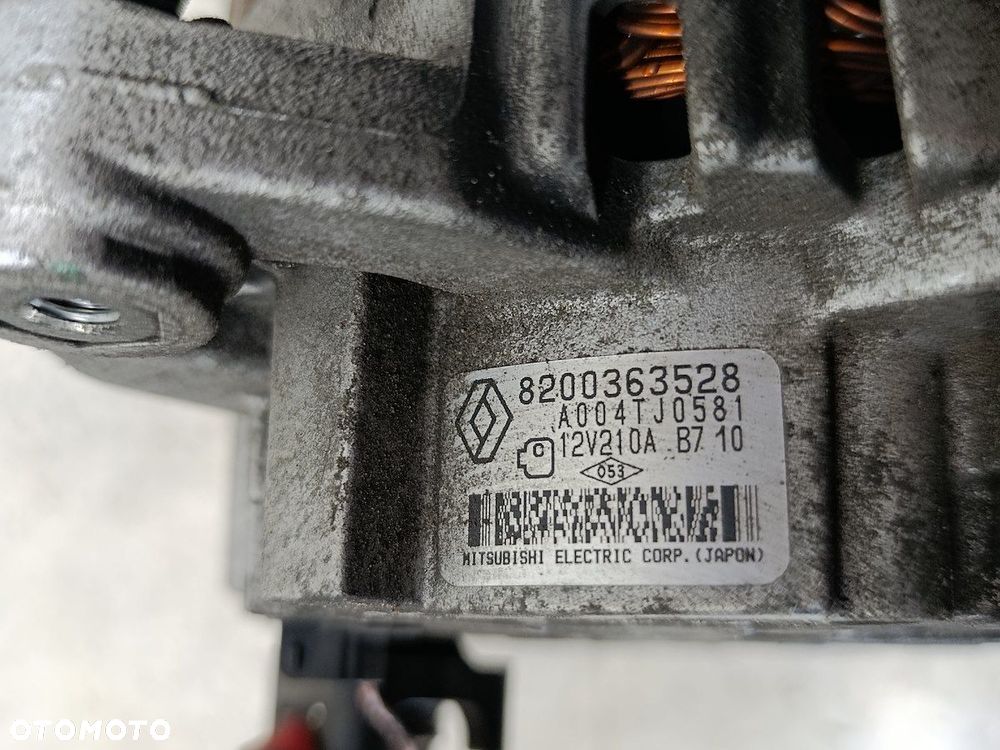 ALTERNATOR RENAULT LAGUNA III 8200363528 A004TJ0581  1.5 DCI 110KM - 8