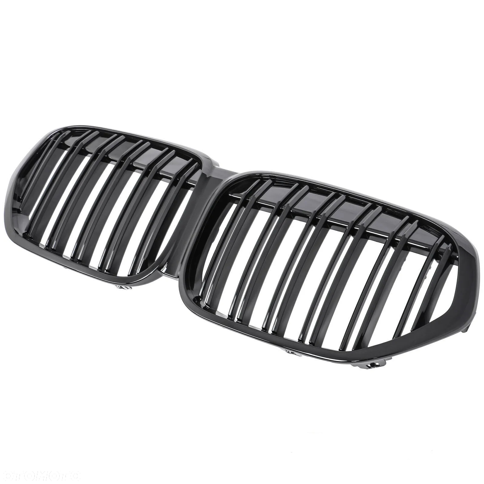GRILL NERKI BMW X1 F48 CZARNY POŁYSK 6/19 LIFT LCI - 3
