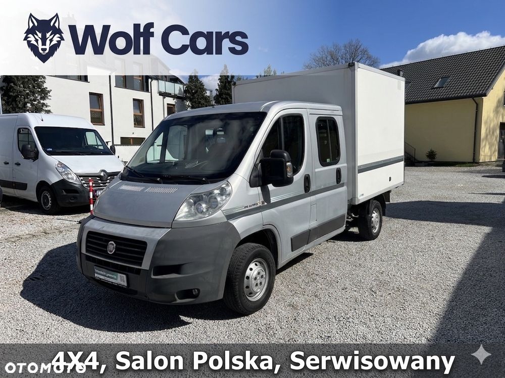 Fiat Ducato 4x4 Podwozie Załogowe 7os. Doka Kontener 2.3 130KM Webasto HAK Salon PL 4x4 - 1
