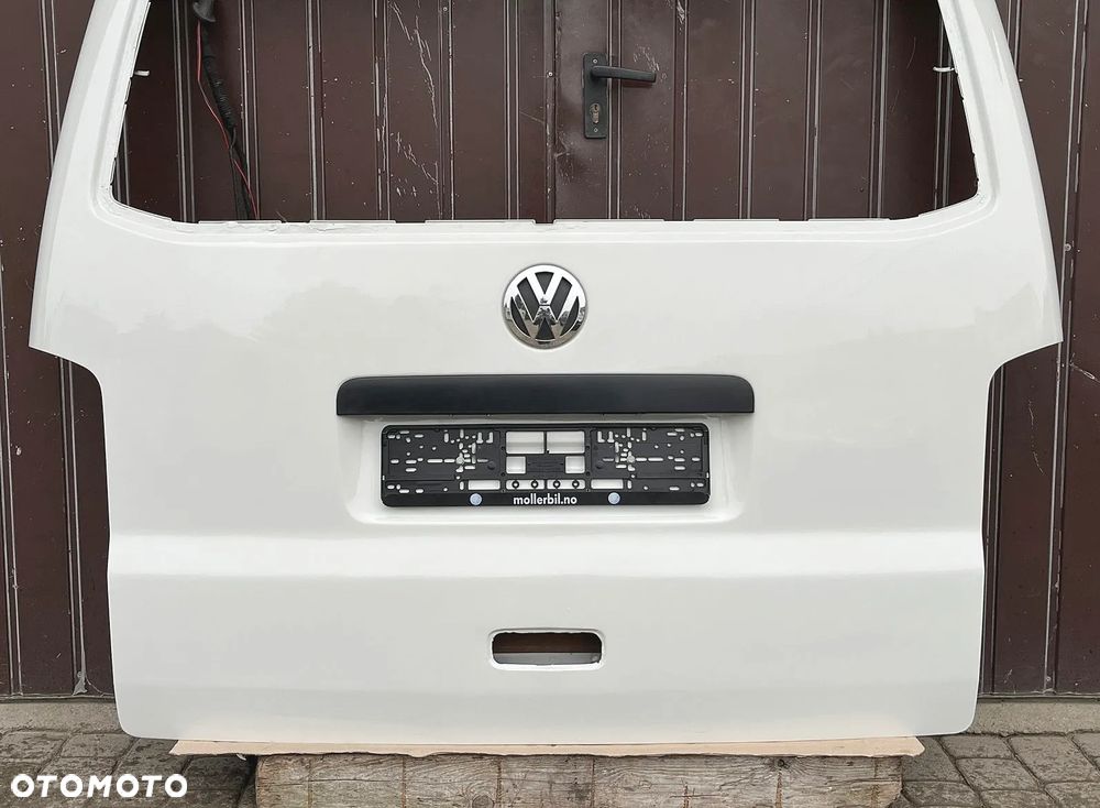 KLAPA TYLNA POKRYWA LB9A R902 BIAŁA TYŁ VW T5 LIFT CARAVELLE MULTIVAN TRANSPORTER - 4