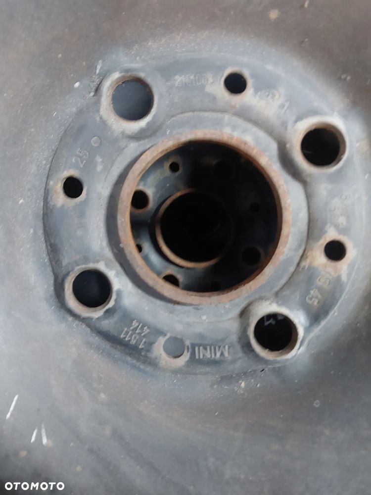 Felgi felga KOMPLET stalowe 15' 4x100 ET45 Mini Cooper R50 R54 R55 R56 ONE 51/2jx15h2 - 3