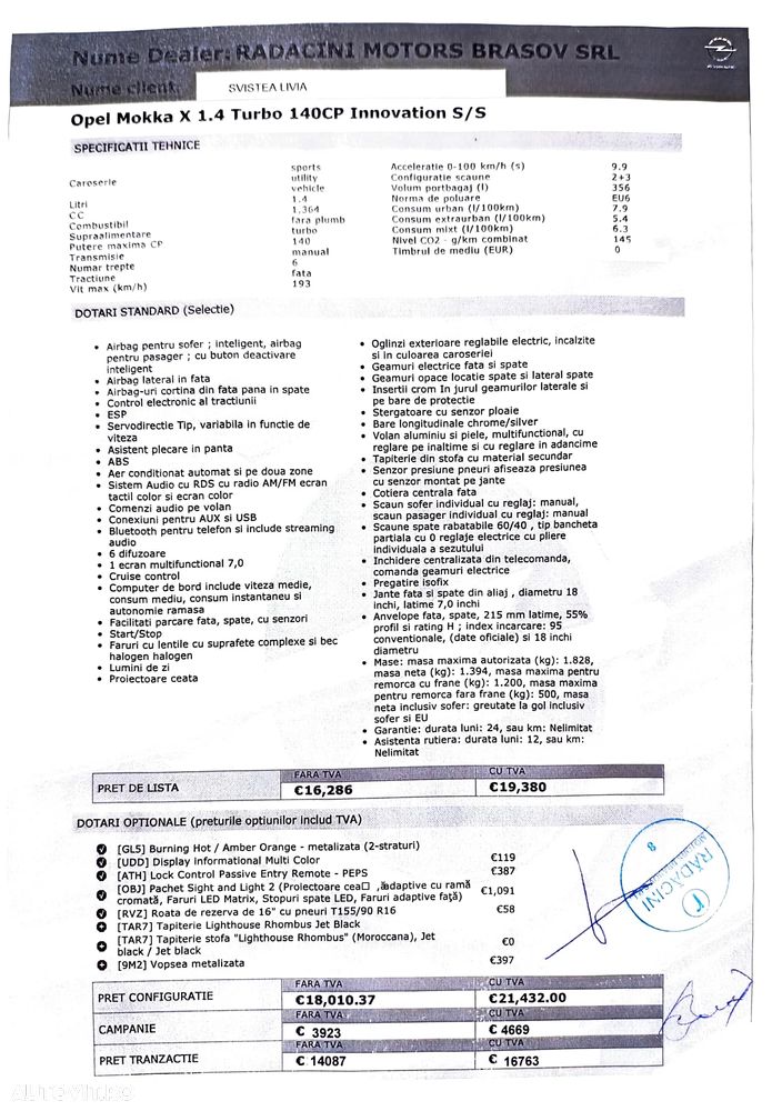 Opel Mokka 1.4 Turbo ECOTEC START/STOP Enjoy - 20
