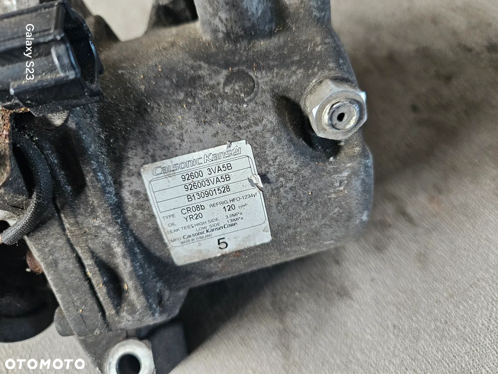 Sprężarka kompresor klimatyzacji Nissan Micra K13 Note E12 1,2 DIG-S 926003VA5B - 2