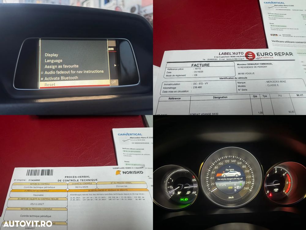 Mercedes-Benz E 220 CDI DPF BlueEFFICIENCY 7G-TRONIC Avantgarde - 17