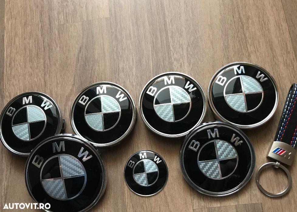 Semn emblema roti capota porbagaj si volan compatibile cu BMW - 4