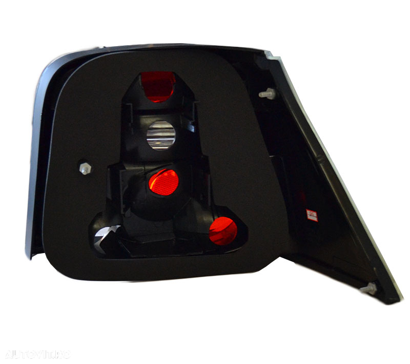 Set stopuri spate tuning lampa Vw Golf 4 Hatchback 1997-2006; negru-transparent, fara suport becuri - 2