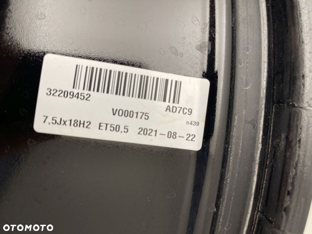 FELGA VOLVO XC40 XC60 7,5J 18 ET50,5 32209452 - 5