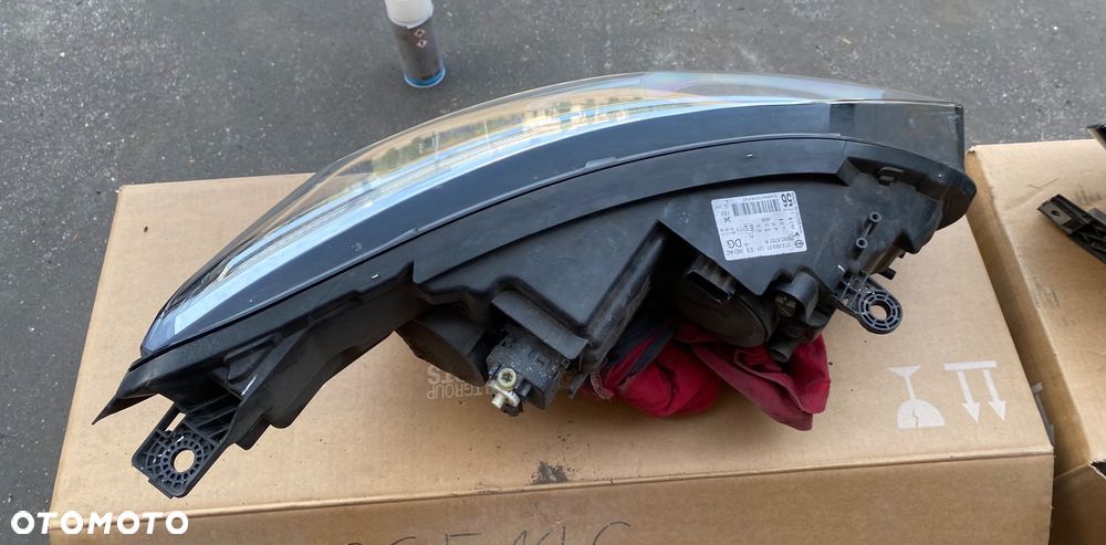 RENAULT SCENIC 4 IV GRAND SCENIC IV 2 sztuki Kompletna LAMPA PRZEDNIA PRAWA LEWA soczewka REFLEKTOR PRAWY lewy PRZÓD  EUROPA lampy przednie reflektory 260101685R 260606727R Wwa - 8