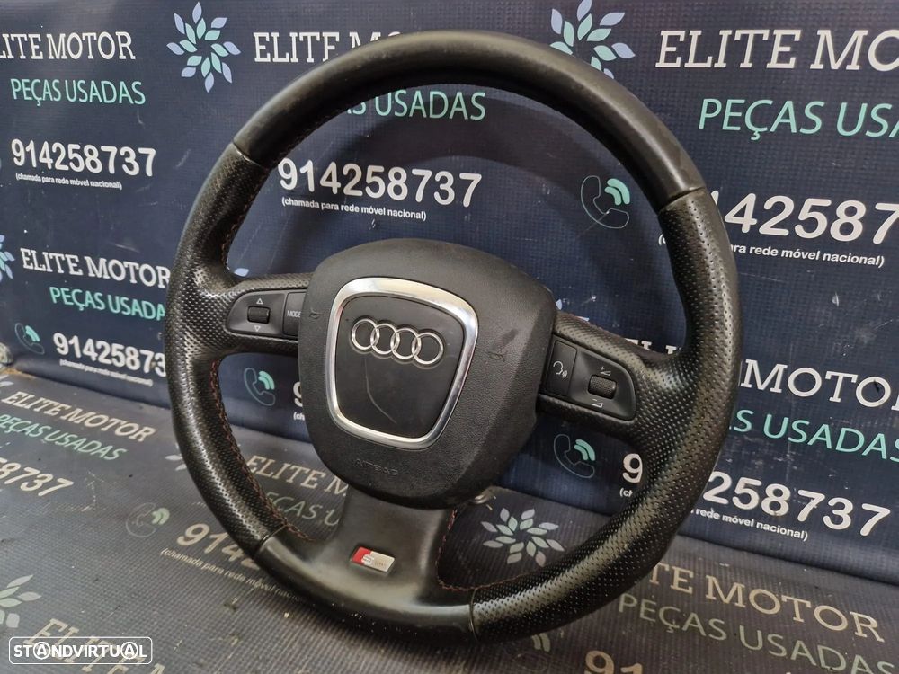 Volante usado pele com airbag AUDI A6 C6 S-LINE - 1