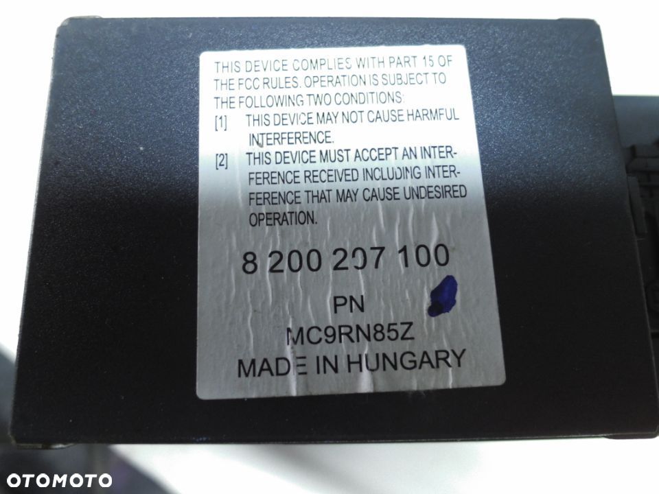 RENAULT ESPACE IV ZMIENIARKA PŁYT CD ALPINE COMPACT DISC CHANGER 8200207100 - 3