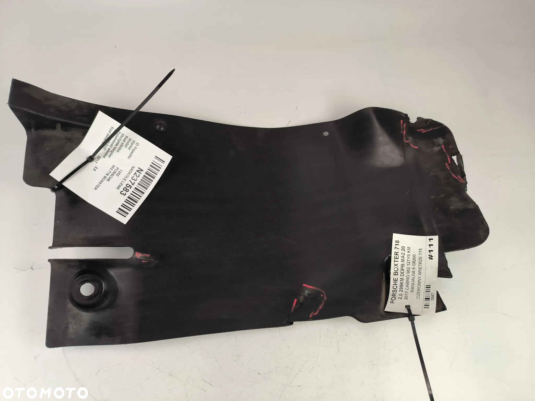 Nadkole tylne prawe 98150450601 Porsche Boxtser 718  2017r. - 2