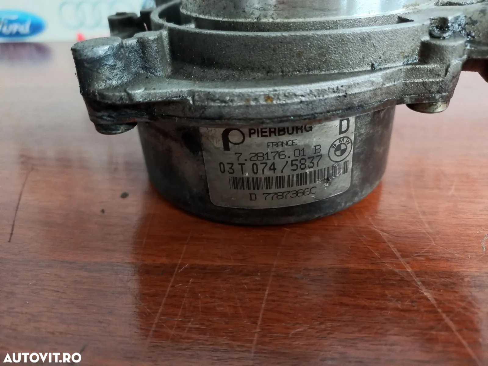 Pompa Vacuum Bmw X5 E53 E46 E60 E61 Cod  - Dezmembrari Arad - 4