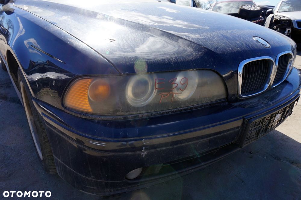 MASKA ZDERZAK BŁOTNIKI LAMPY 5 E39 263  BMW 1995-2000 GRANATOWY PRZÓD KOMPLETNY - 29