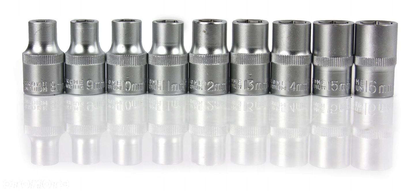 KLUCZE NASADOWE 1/2" 20szt 8-32mm - 6