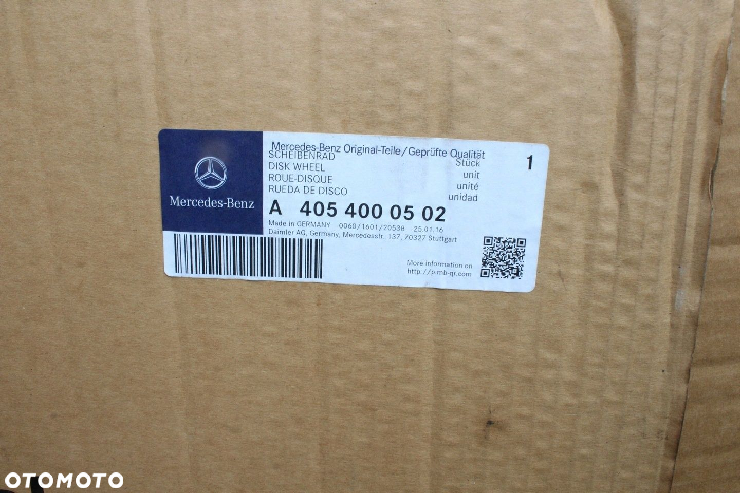 Mercedes felga stalowa 22,5x11,75 IS160 A4054011301 A4054000502 - 6