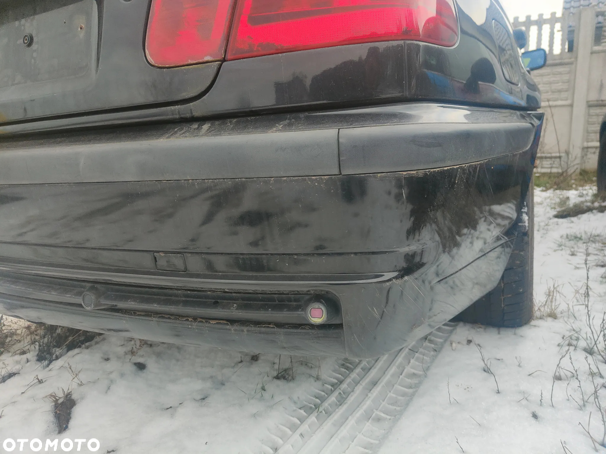 BMW E46 Sedan Zderzak tylny tył M-Pakiet Cosmosschwarz 303/9 PDC - 3