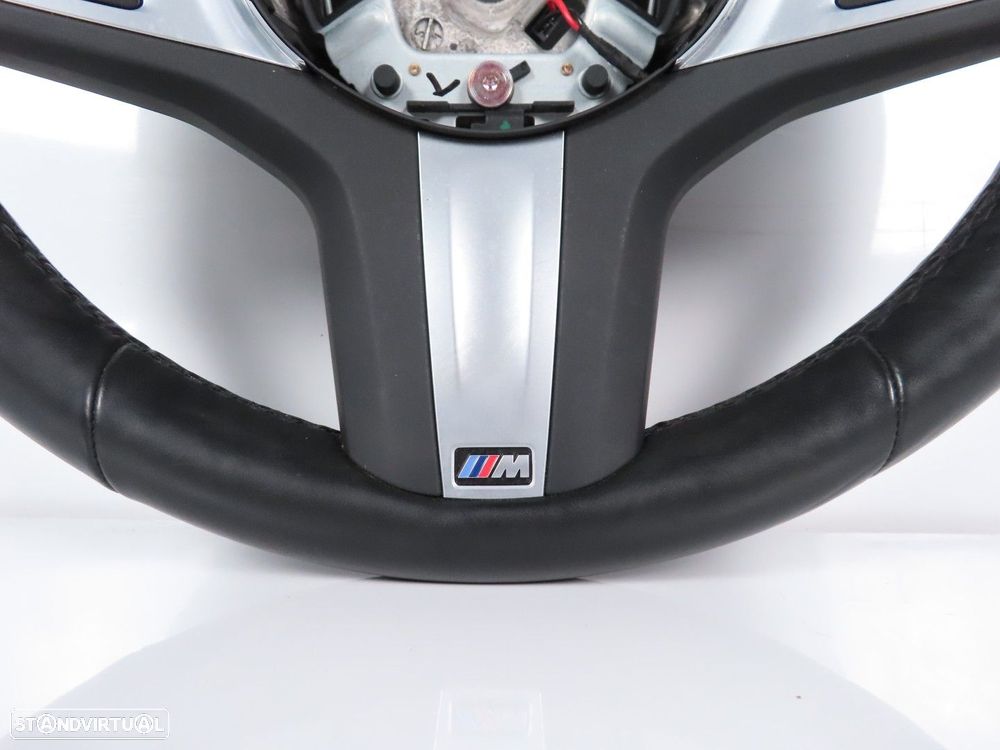 Volante em Pele Pack M com Patilhas e Multifunções Usado / Original BMW 7 (G11,... - 6