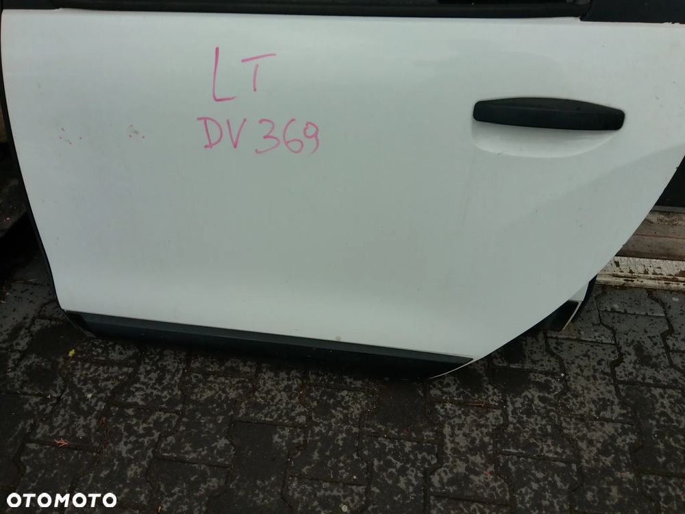 DACIA LODGY DRZWI LEWE TYLNE BIALE DV369 KOMPLETNE ROWNIEZ INNE CZESCI - 3