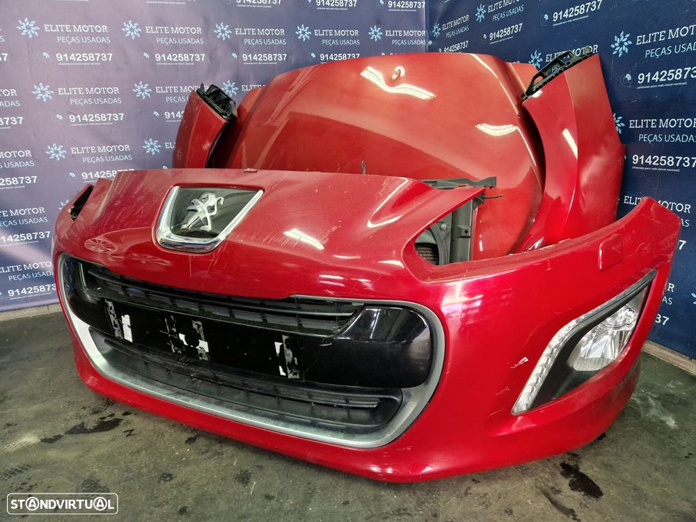 Frente completa usada PEUGEOT 308 1.6 HDI Phase II 2011 XENON capot parachoques oticas guardalamas - 8