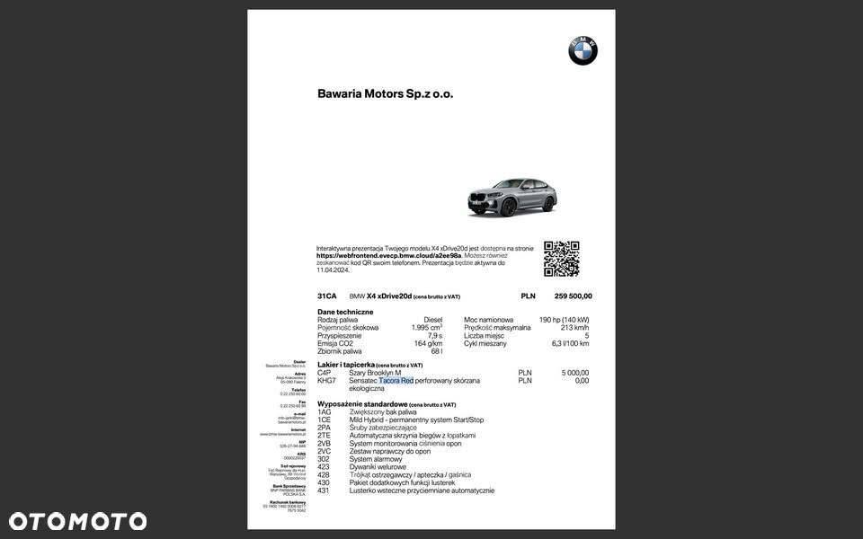 BMW X4 xDrive20d mHEV M Sport sport - 12