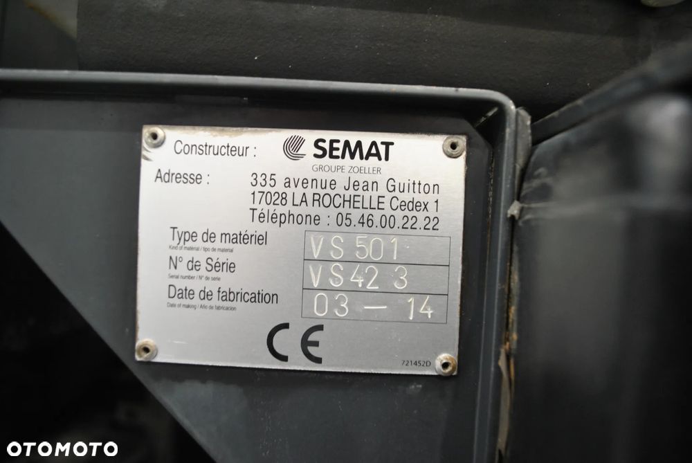 Renault Midlum 220 Zamiatarka SEMAT Johnston Szczotki L/R 2014r 2770 Mth - 10
