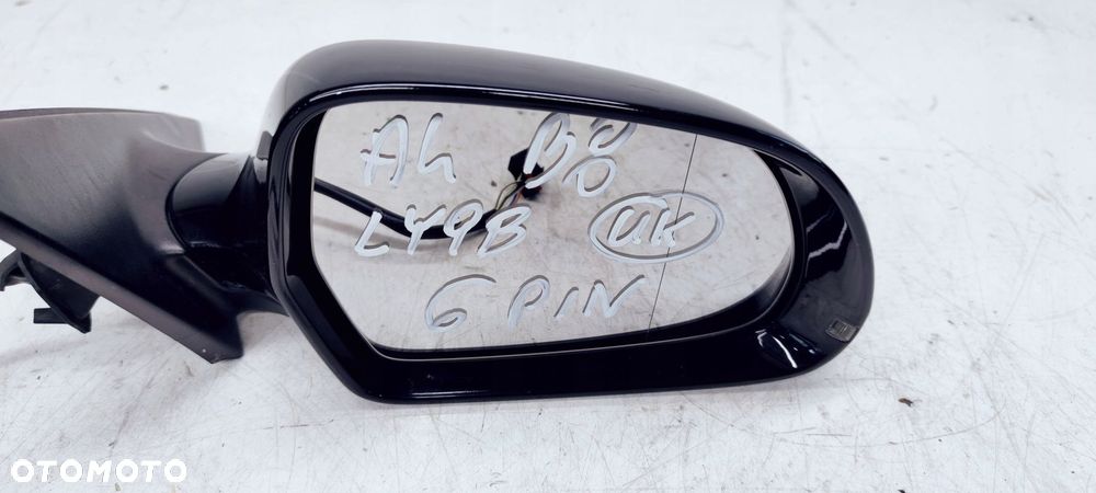 LUSTERKO ZEWNĘTRZNE PRAWE AUDI A4 B8 LY9B 6 PIN UK - 2
