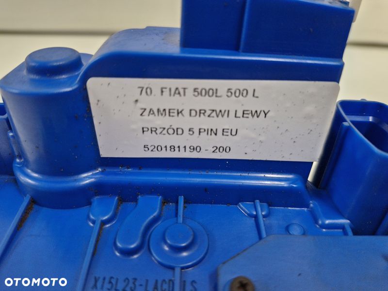 fiat 500l 500 l zamek drzwi lewy przód przedni 5 pin eu europa 520181190 - 5