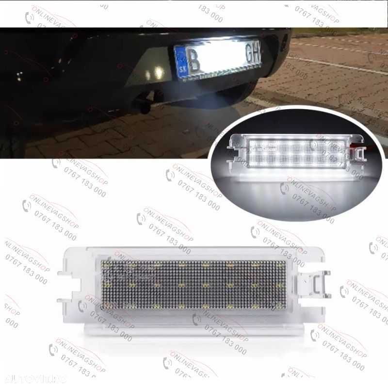 Lampa LED numar Dacia Logan 2, Sandero 2 Stepway II Renault Clio 2 - 6