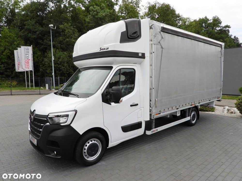 Renault MASTER PLANDEKA 10 PALET WEBASTO TEMPOMAT LEDY PNEUMATYKA KLIMATYZACJA  165KM - 7