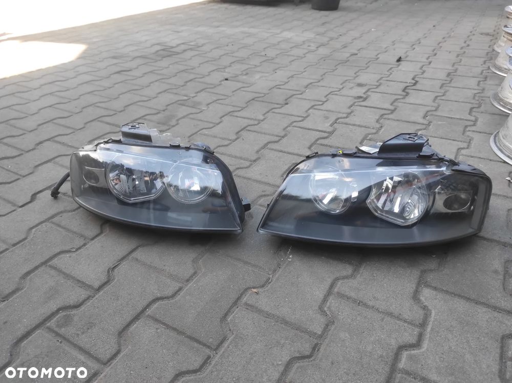 AUDI A3 8P 03-08R LAMPA LEWA PRAWA PRZEDNIA EUROPA H7 8P0 SPRAWNA GWARANCJA WYSYŁKA !!! - 1