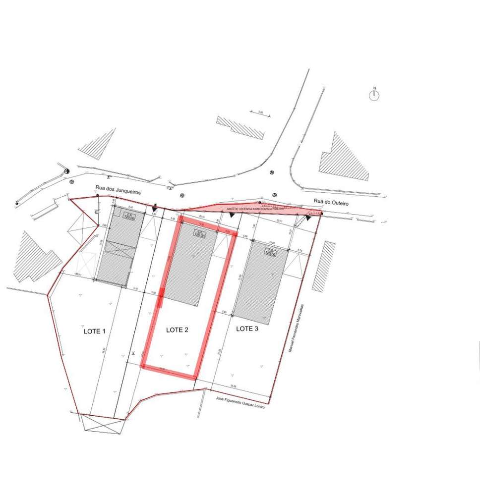 Lote de Terreno para Moradias Isoladas com área de 1067 m2 - Grande imagem: 3/3