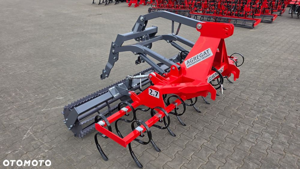 Agregat uprawowo-siewny 2,5m 2,7m 3,0m 4,0m Euro-Masz uprawowy z hydropakiem - 4