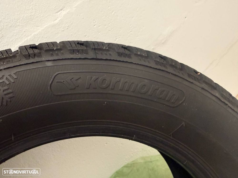 4 Pneus de Inverno Kormoran Snow 205/60 R16 92H – Muito Bom Estado - 2