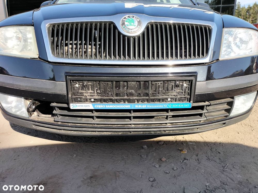 KOMPLETNY PRZÓD MASKA ZDERZAK LAMPA BŁTONIK SKODA OCTAVIA II - 9
