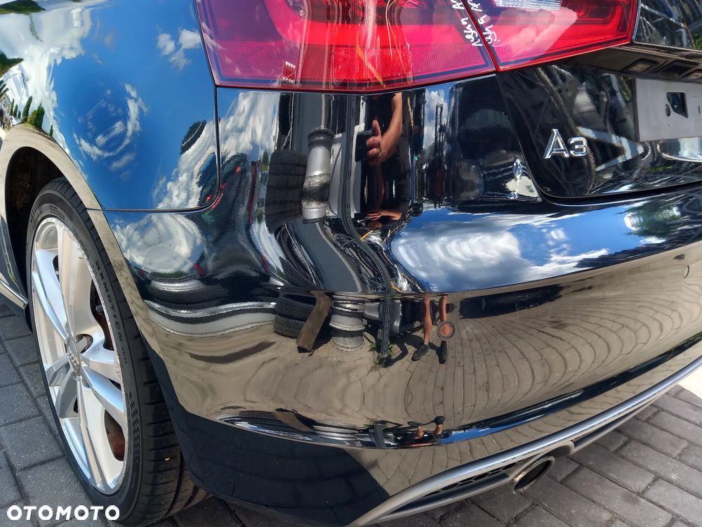 AUDI A3 8V ZDERZAK TYLNY TYŁ S-LINE PARKTRONIC PDC KOLOR: LY9T - 7