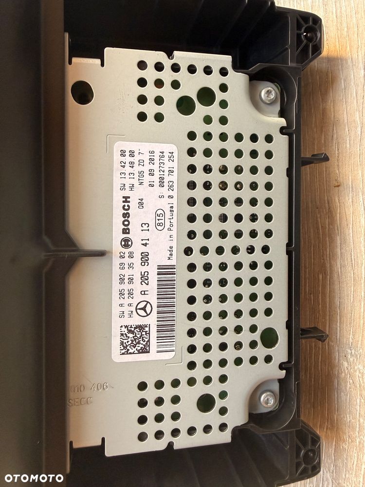 Nawigacja NTG5 Mercedes W205 komplet A2059003729 A2059026902 - 2
