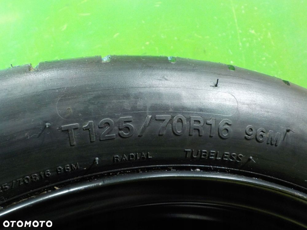 AUDI A3 8P GOLF V GOLF VI kolo dojazdowe 125/70/16 5X112 - 4