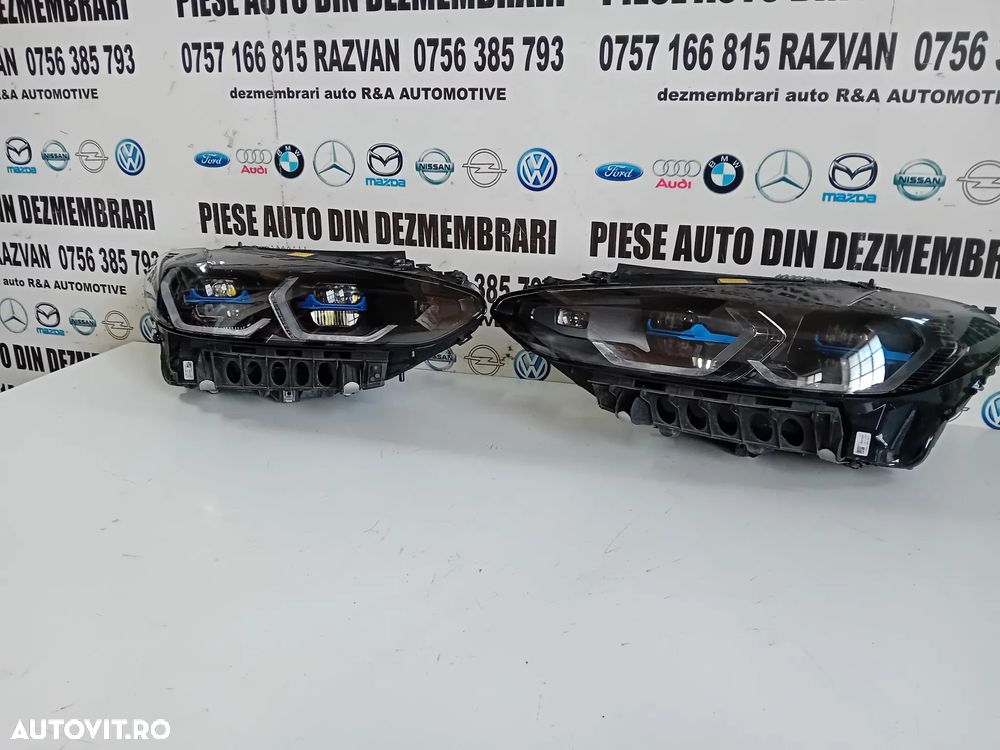 Faruri Laser BMW G22 G23 G26 Originale Complete Cod OEM 9505115 9505116 - 2
