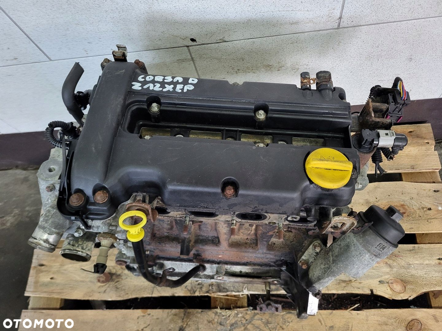 Silnik Słupek Z12XEP 1.2 benzyna OPEL CORSA D ASTRA H AGILA 248tys km - 5