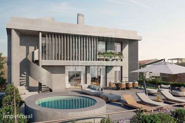 Apartamento T4 duplex novo c/ terraço, varanda e box