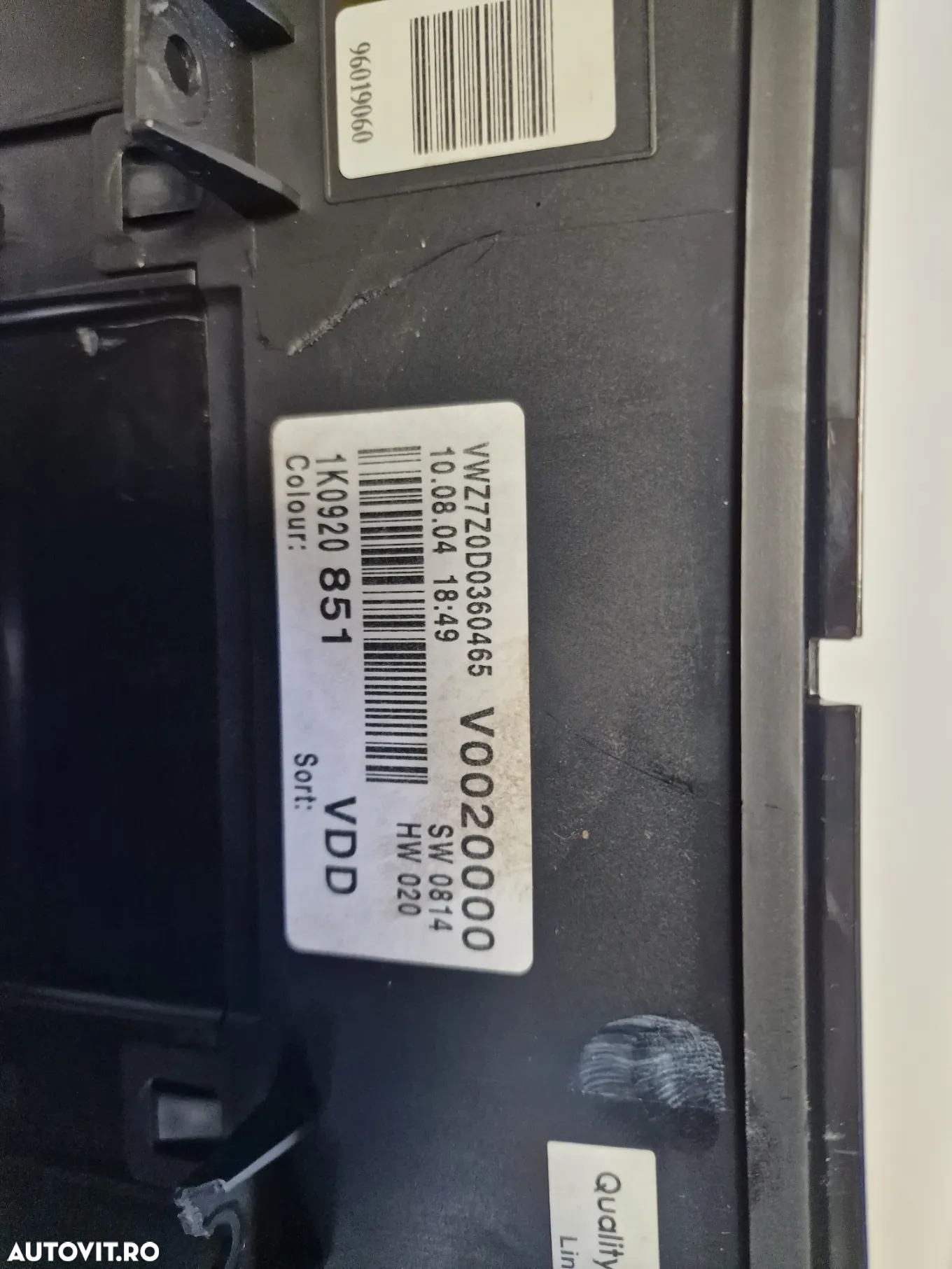 Ceasuri bord Vw Golf 5 motor 1,4benzina 1,6 benzina Maxidot/minidot - 5