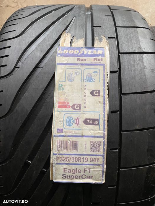 Vand 2 anvelope 325/30/19 goodyear de vară noi - 2
