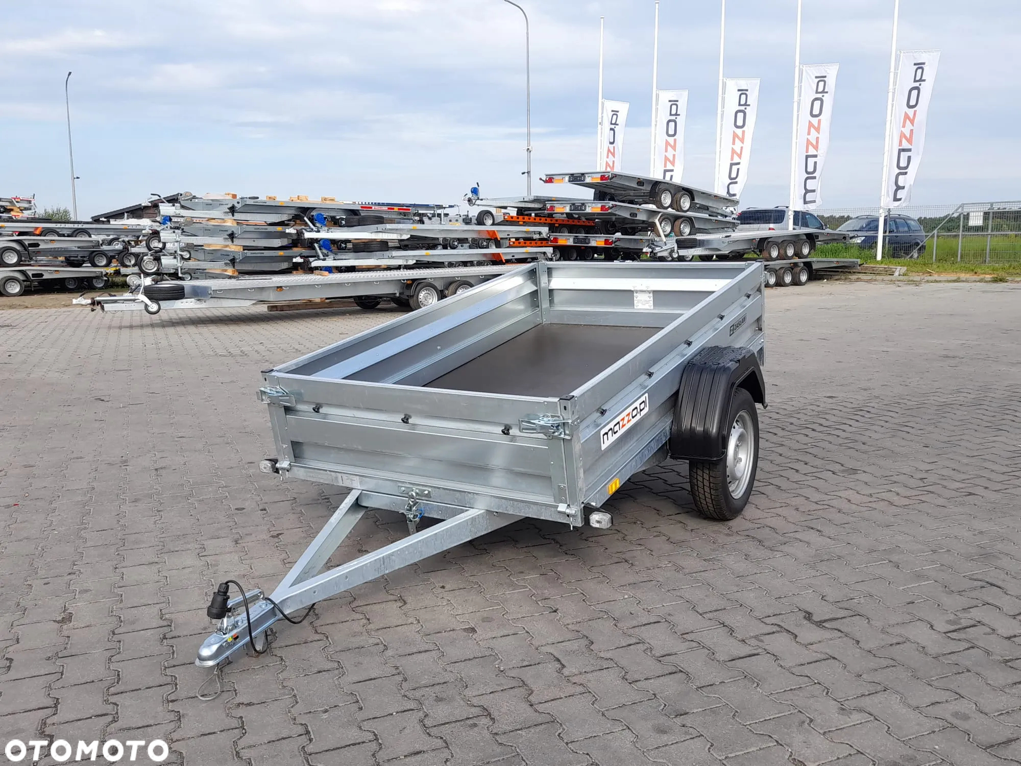 Zaslaw Dostawa Przyczepka uchylna DMC750kg 205x122x35cm SOLIDNA I MOCNA! HIT! - 3