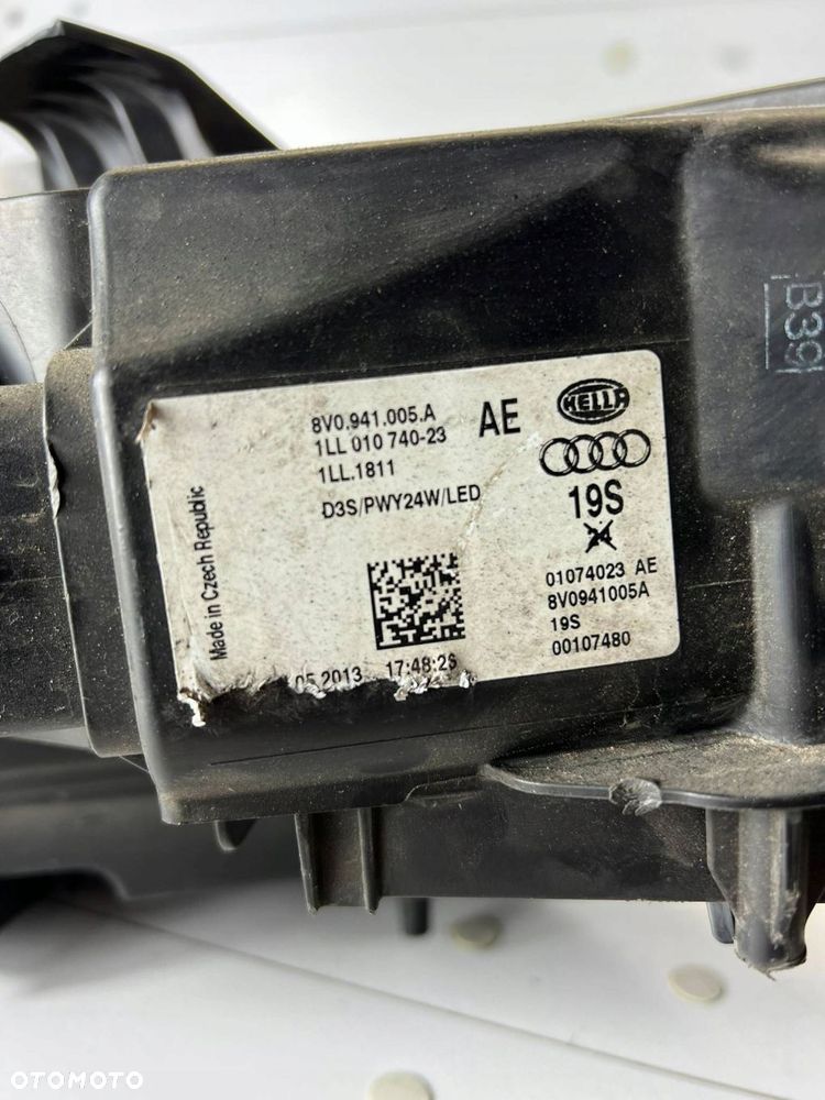 8V0 941 005 A Reflektor Audi A3 S3 8V PRZÓD LEWY - 11