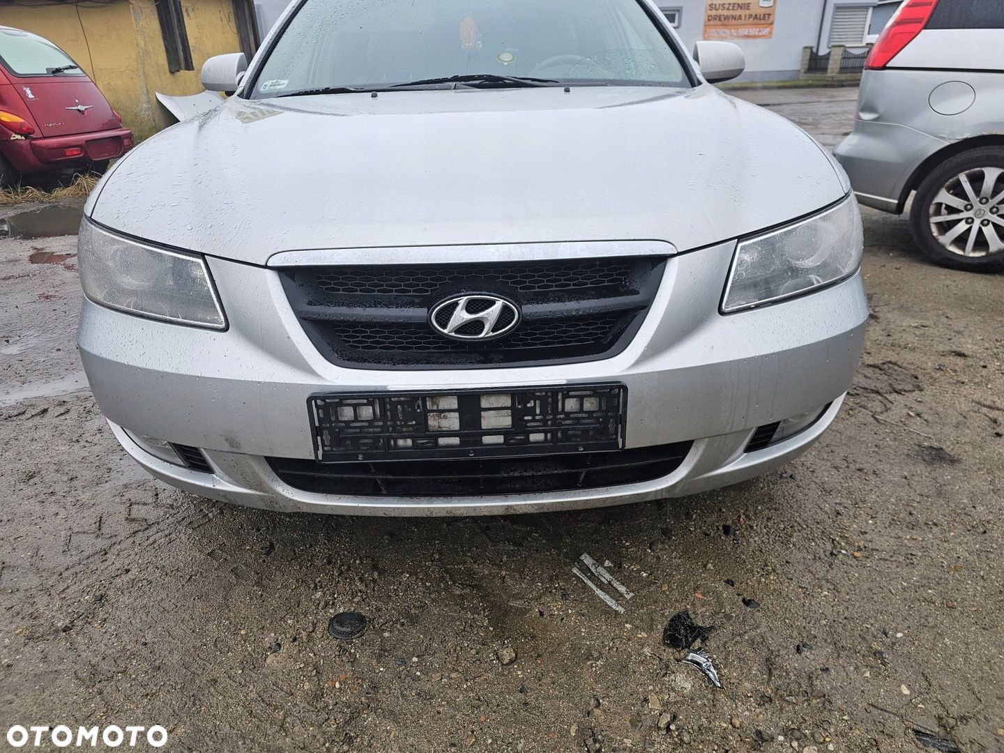 zderzak przedni hyundai sonata V nf 05r lakier S7 - 1