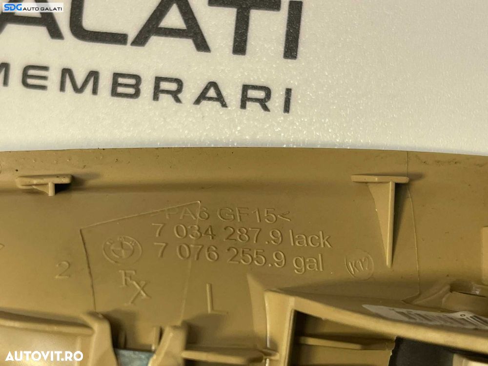 Clapeta Maner Deschidere Actionare Usa Portiera Stanga Fata Sofer BMW Seria 5 E60 E61 2003 - 2010 Cod 7034288 7076256 [1735] - 5