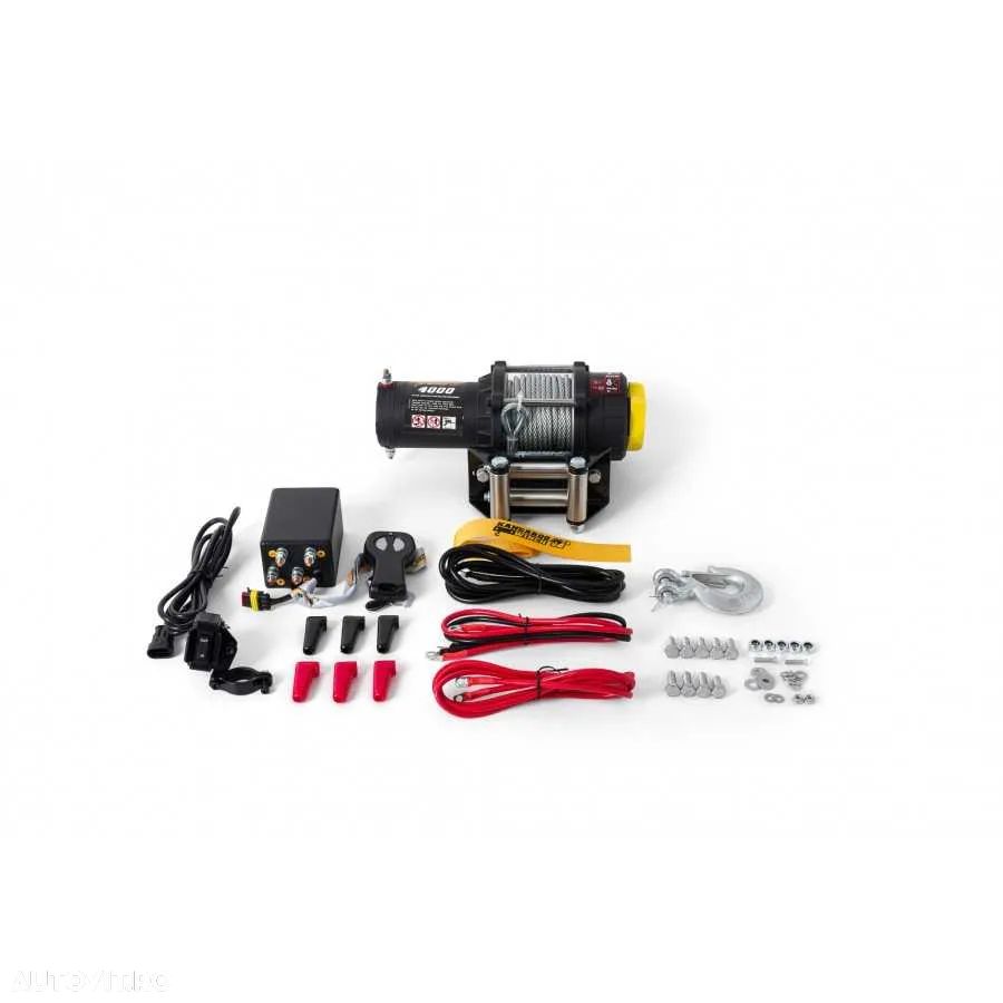 Troliu KANGAROOWINCH K4000 (trage 1814 kg)cablu otel sau sintetic) - 1