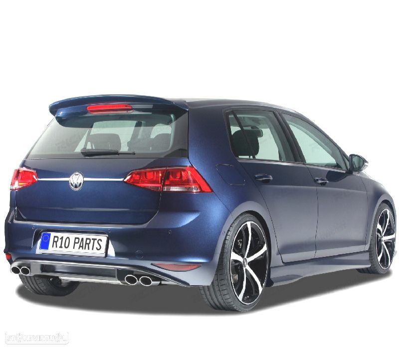 DIFUSOR VOLKSWAGEN VW GOLF 7 VII 12-17 LOOK R132 DUPLA SAIDA - 3