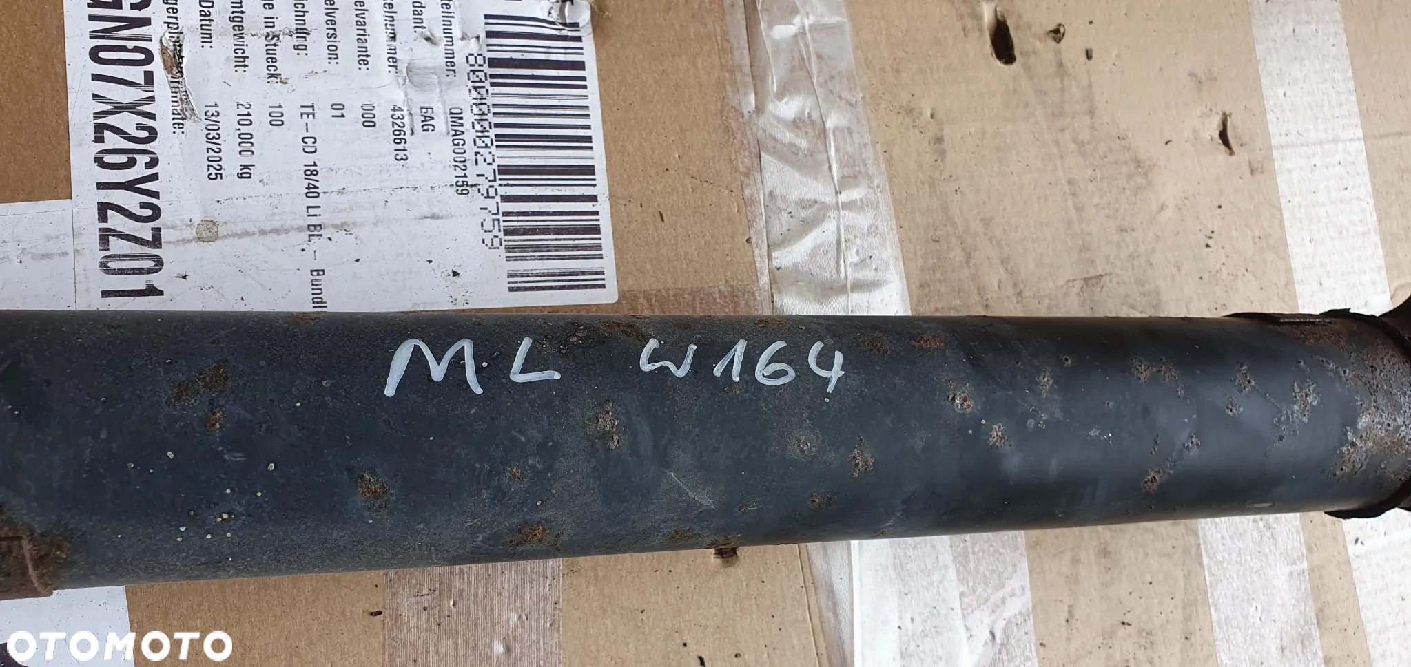 Wał napędowy Mercedes ML W164 3.0 CDI A1644103102 - 10